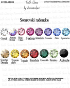 Swarovski redondo Color Fuchsia