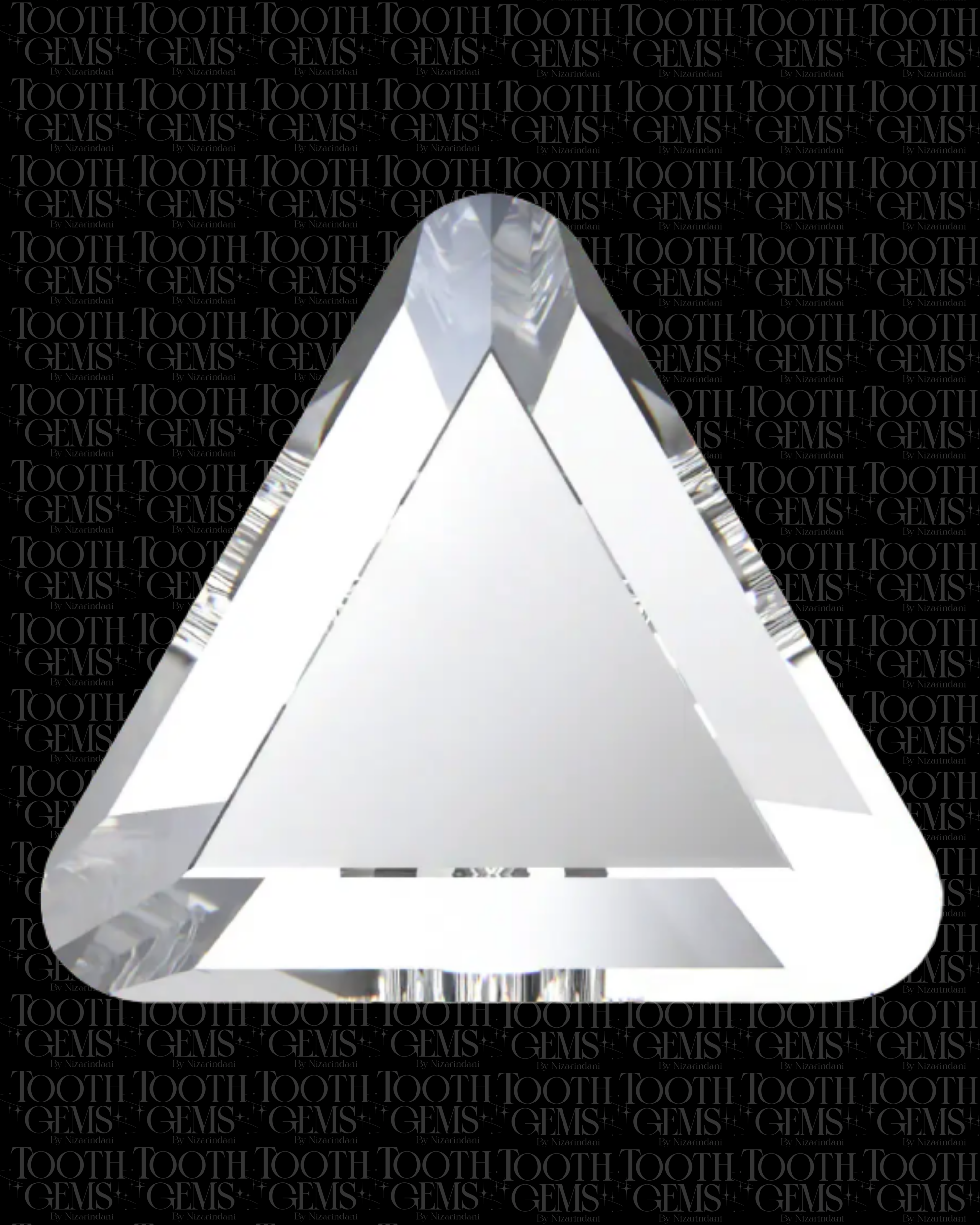 Triángulo Swarovski (2711)- 10 pzs