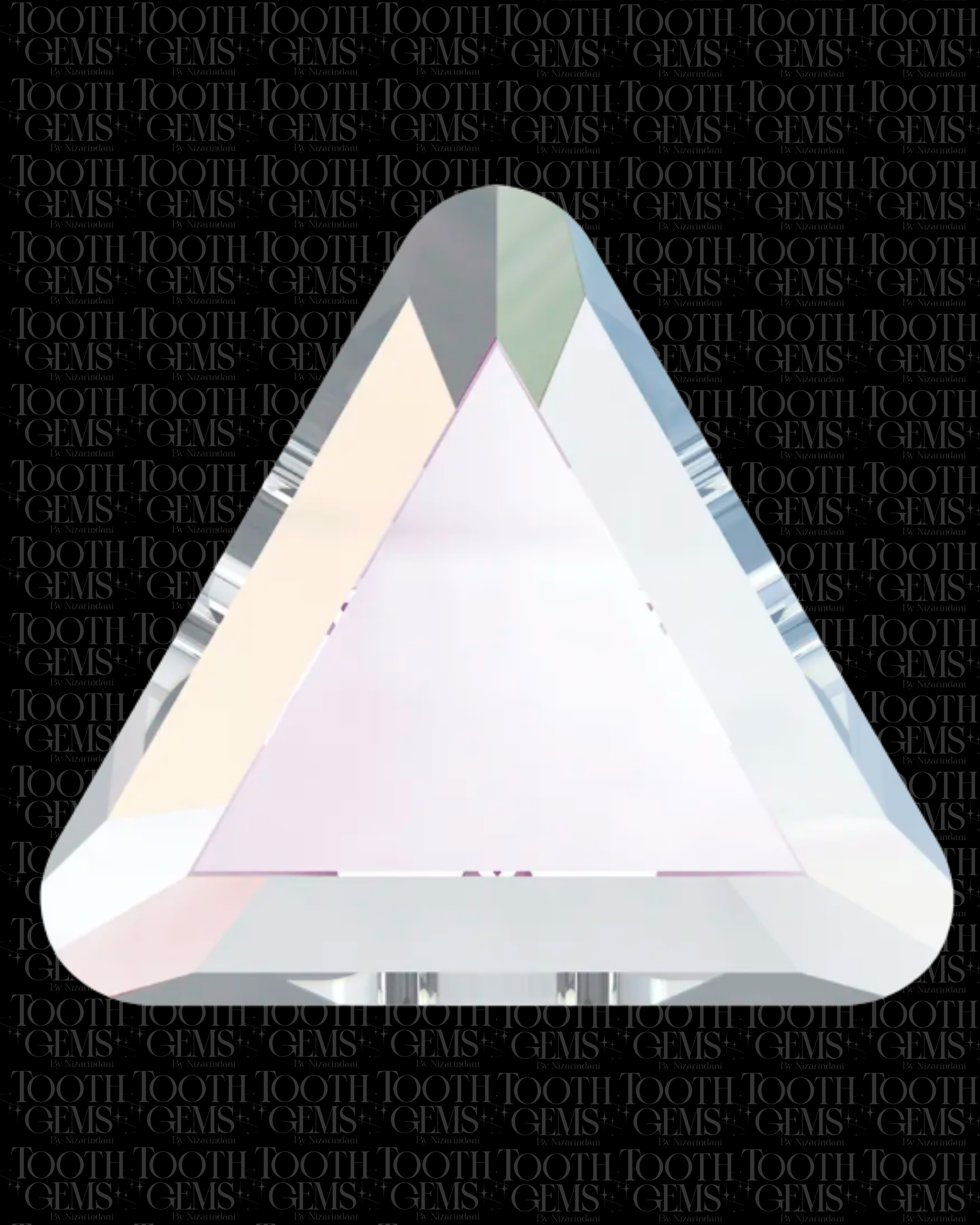 Triángulo Swarovski (2711)- 10 pzs