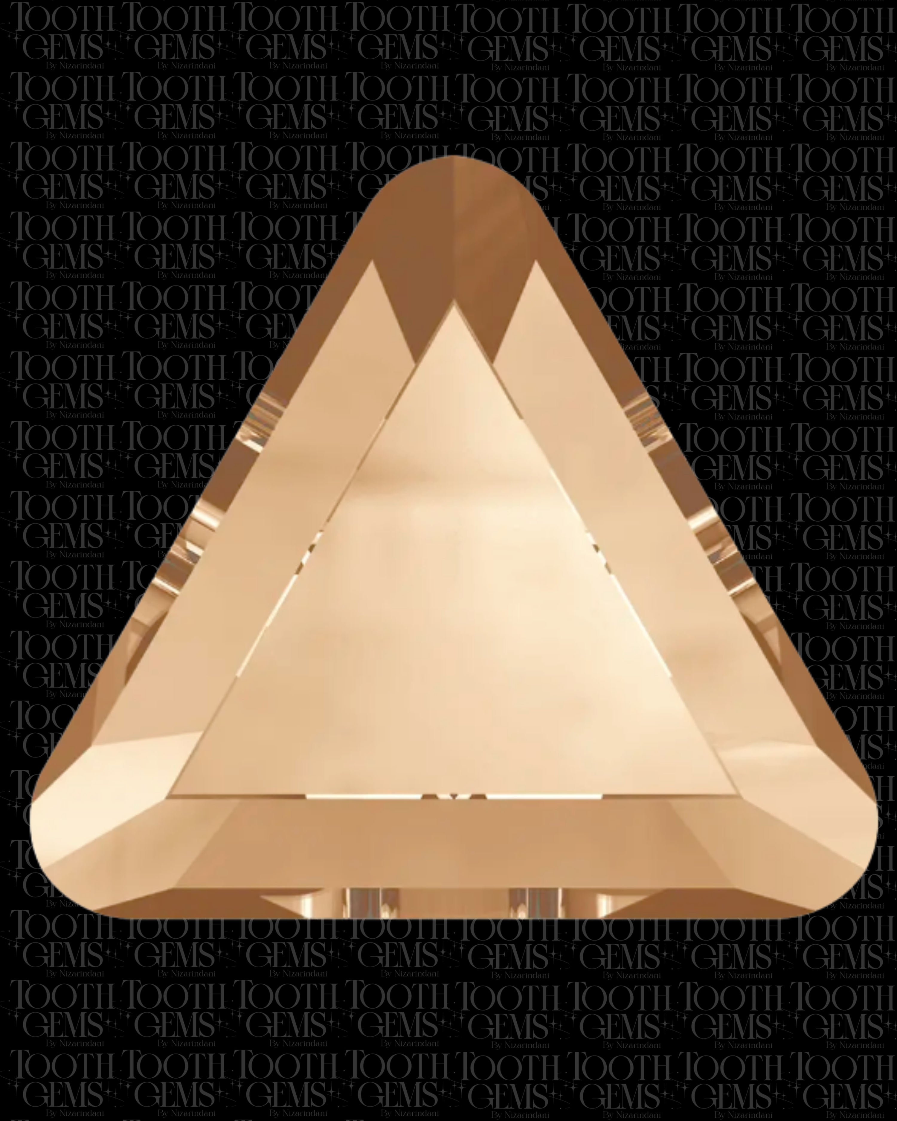 Triángulo Swarovski (2711)- 10 pzs