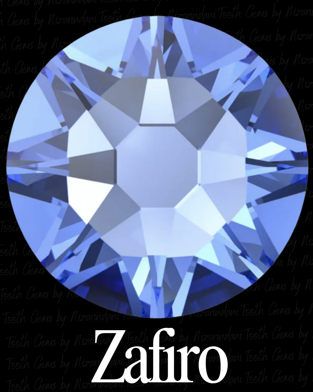 Swarovski redondo Color Zafiro