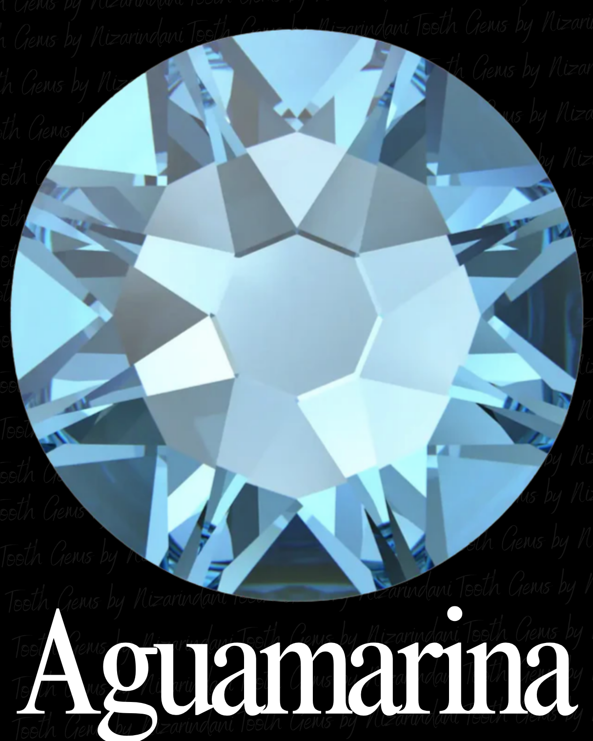 Swarovski redondo Color Aguamarina