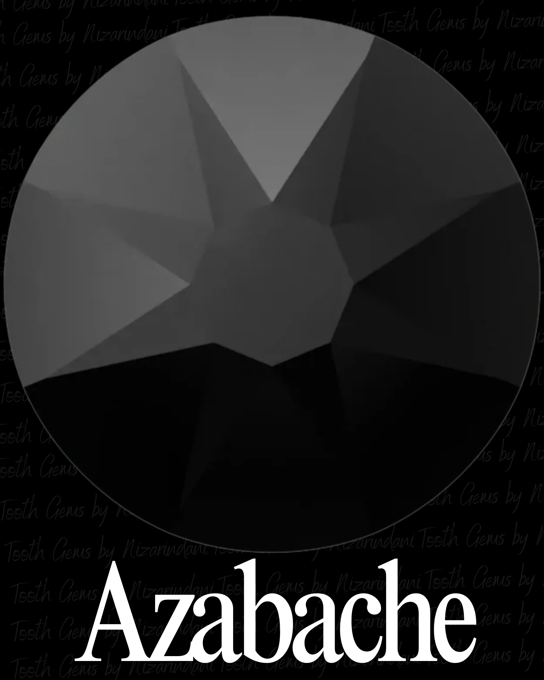 Swarovski redondo Color Negro Azabache