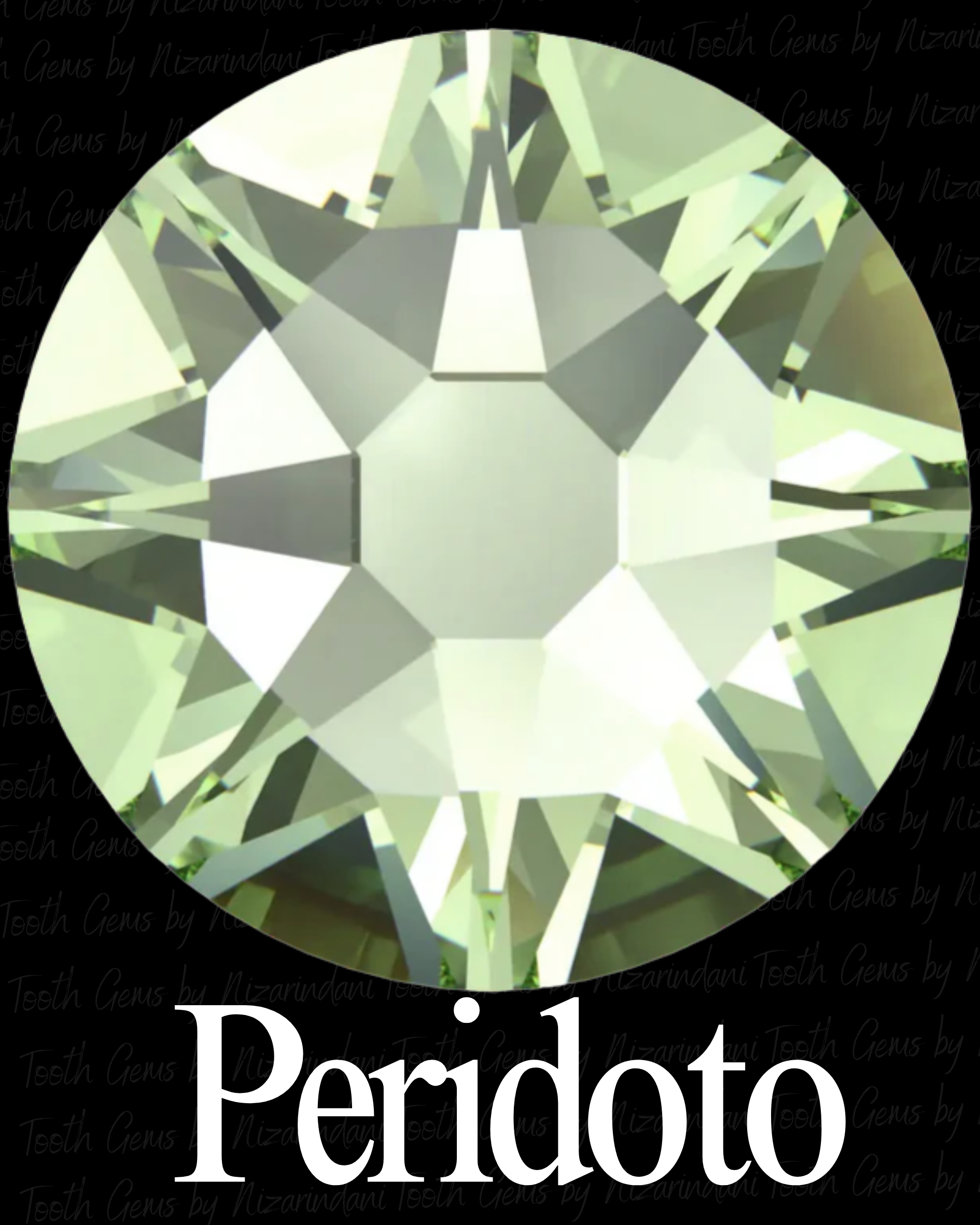 Swarovski redondo Color Peridoto