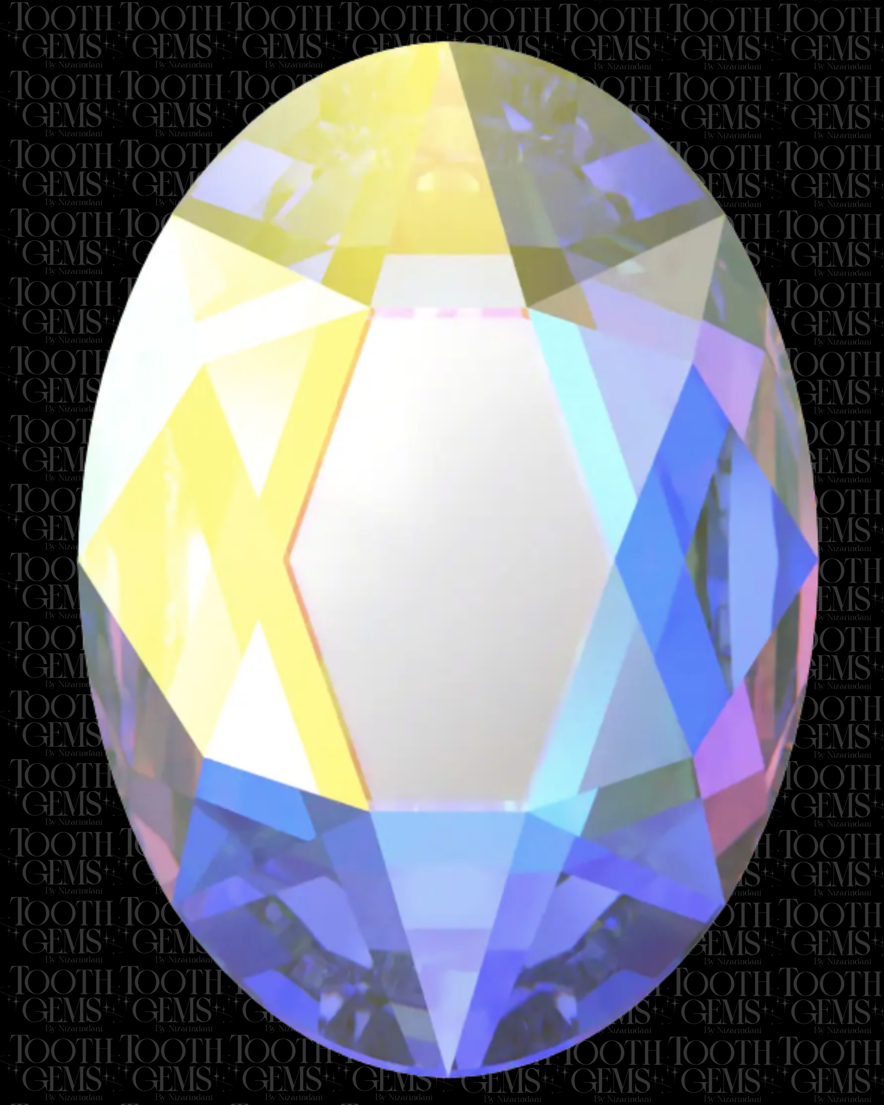 Oval Swarovski (2603)- 10 pzs