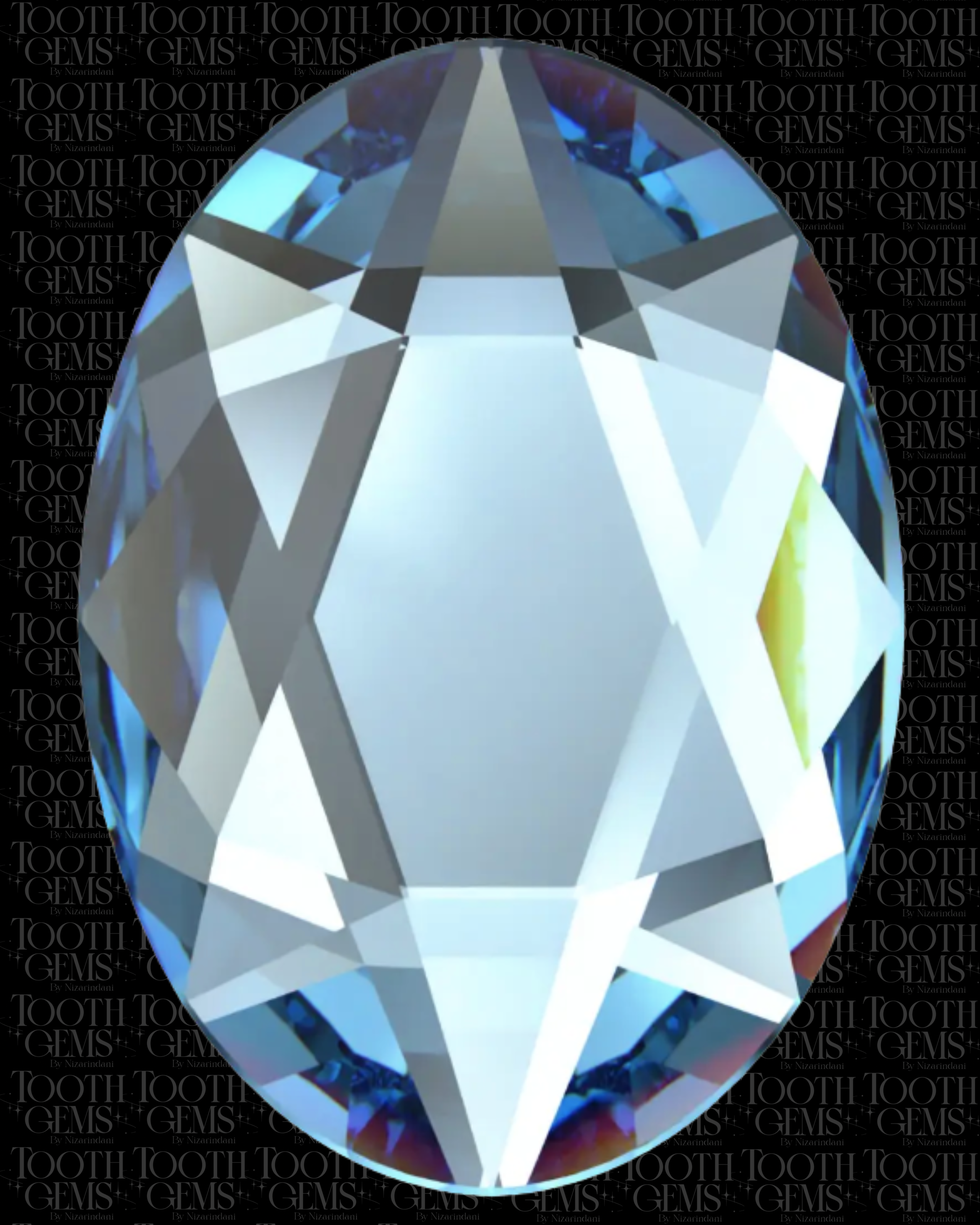 Oval Swarovski (2603)- 10 pzs