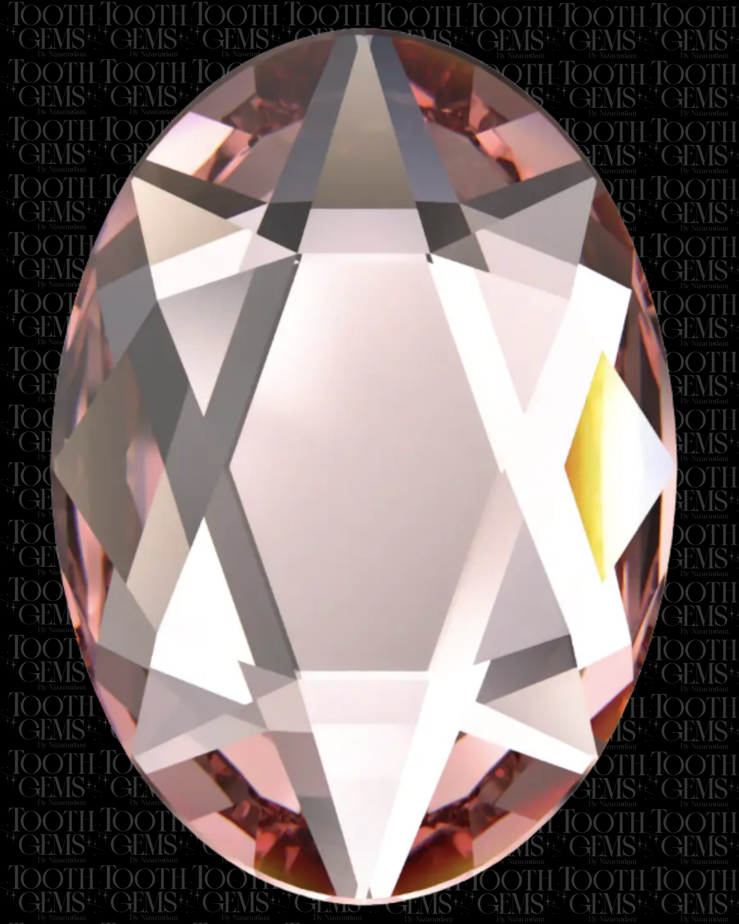 Oval Swarovski (2603)- 10 pzs