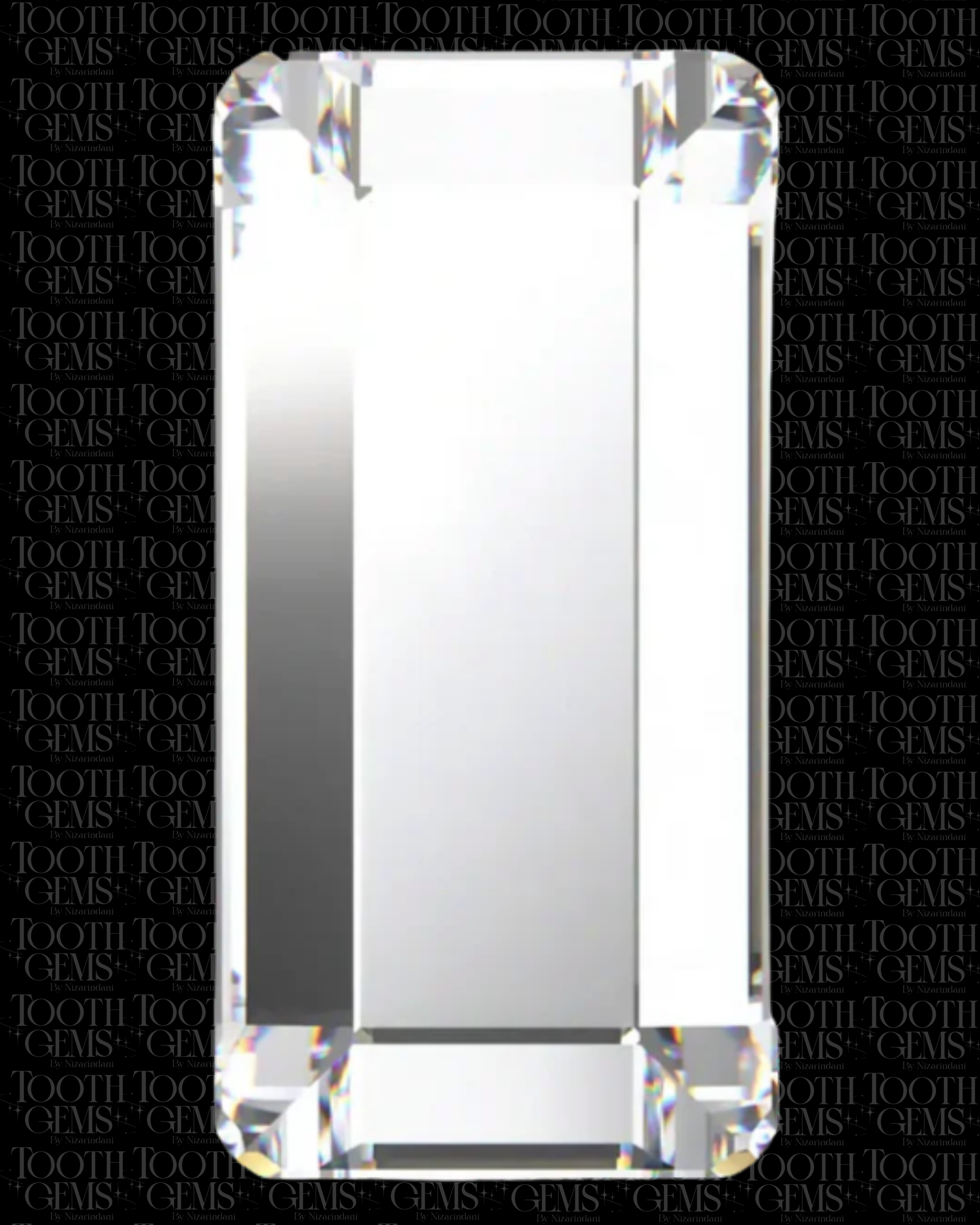 Baguette Swarovski (2510)- 10 pzs