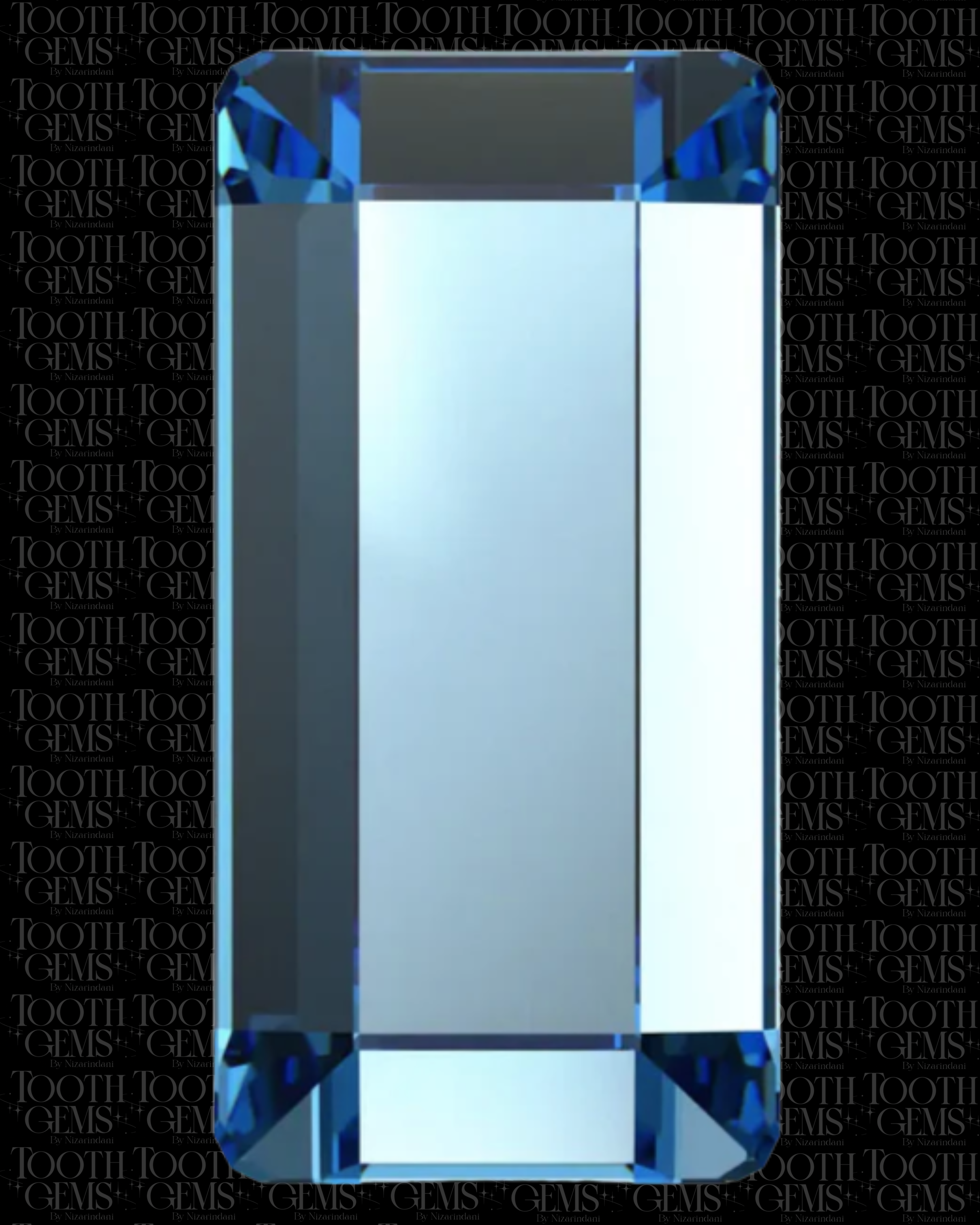 Baguette Swarovski (2510)- 10 pzs
