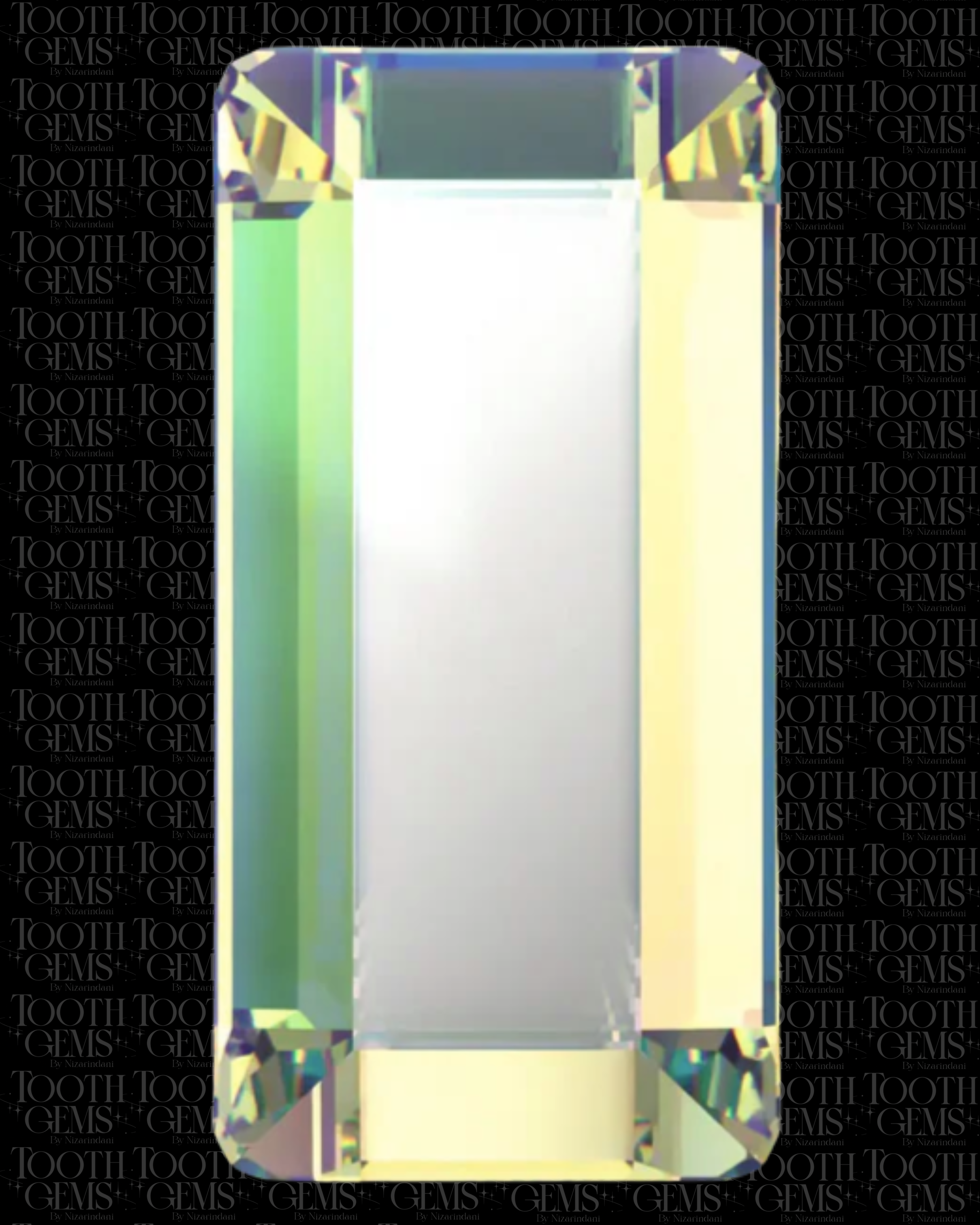 Baguette Swarovski (2510)- 10 pzs
