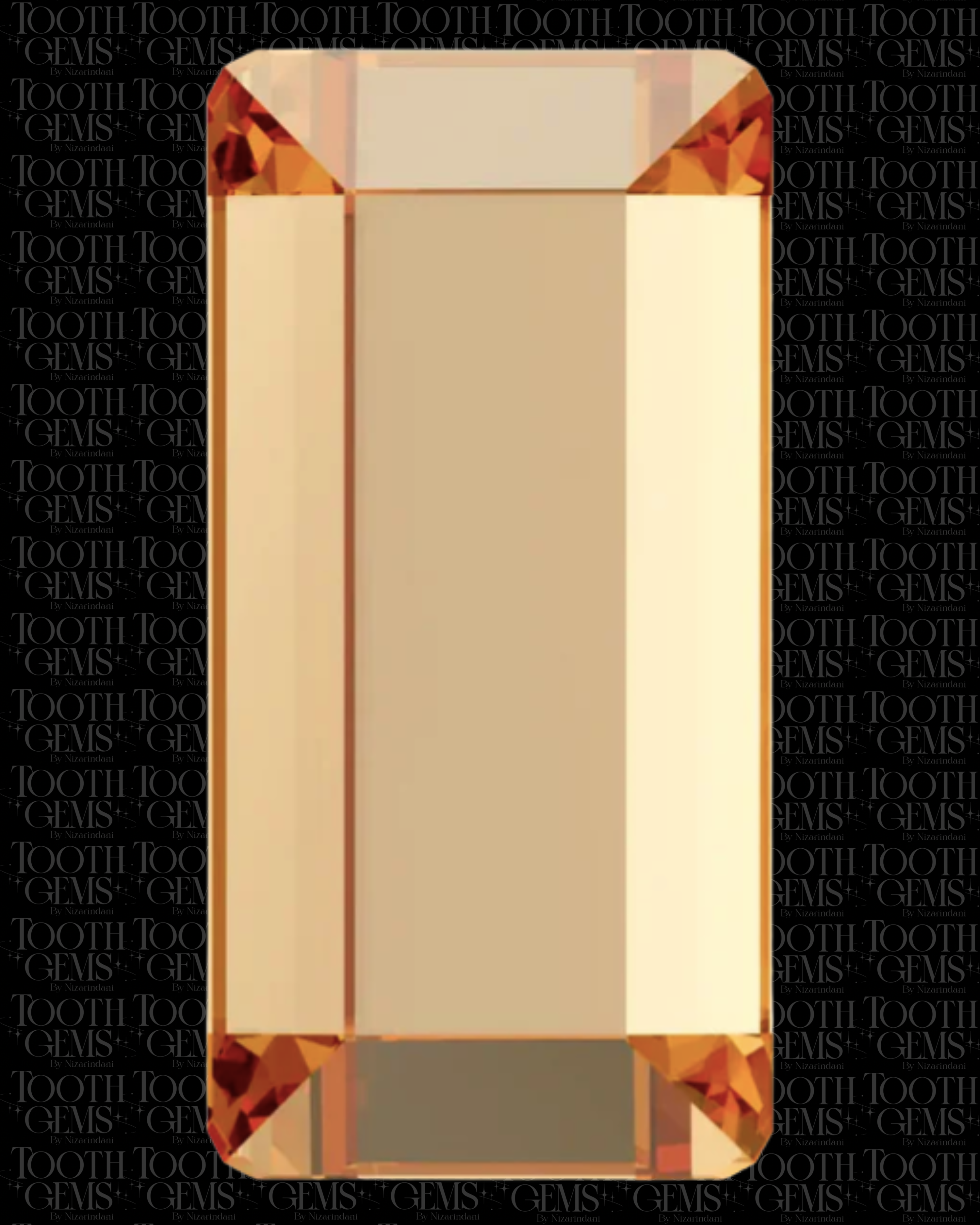 Baguette Swarovski (2510)- 10 pzs