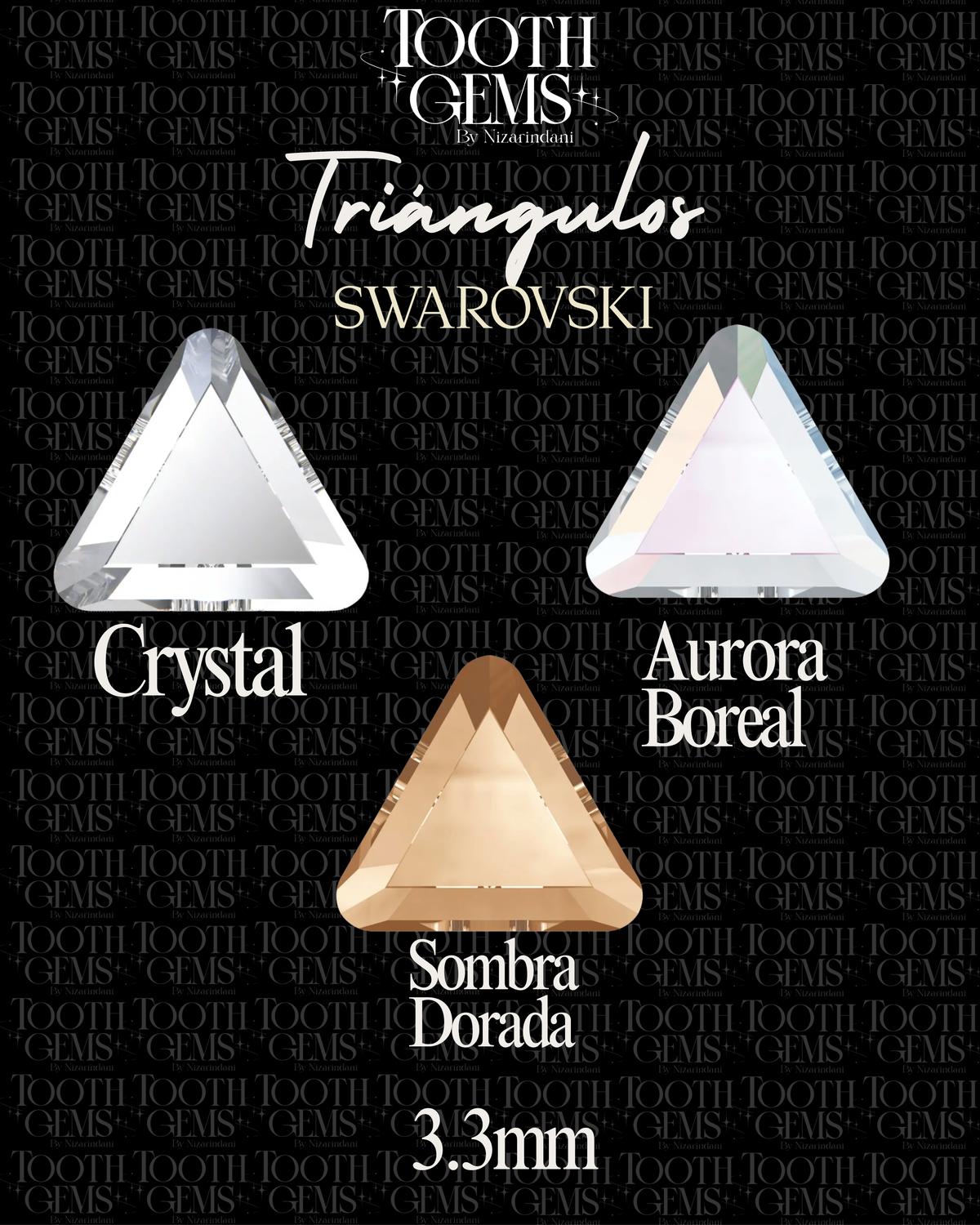 Triángulo (2711) Swarovski® | 10 pzs