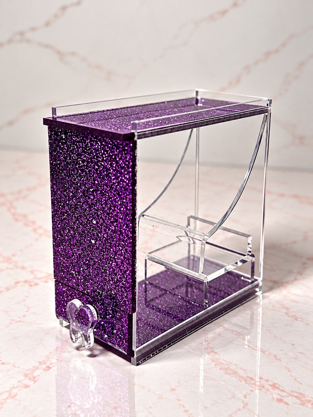 Dispensadores de algodones Glitter