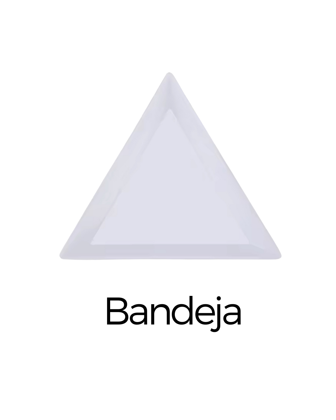 Bandeja Triangulo para gemas