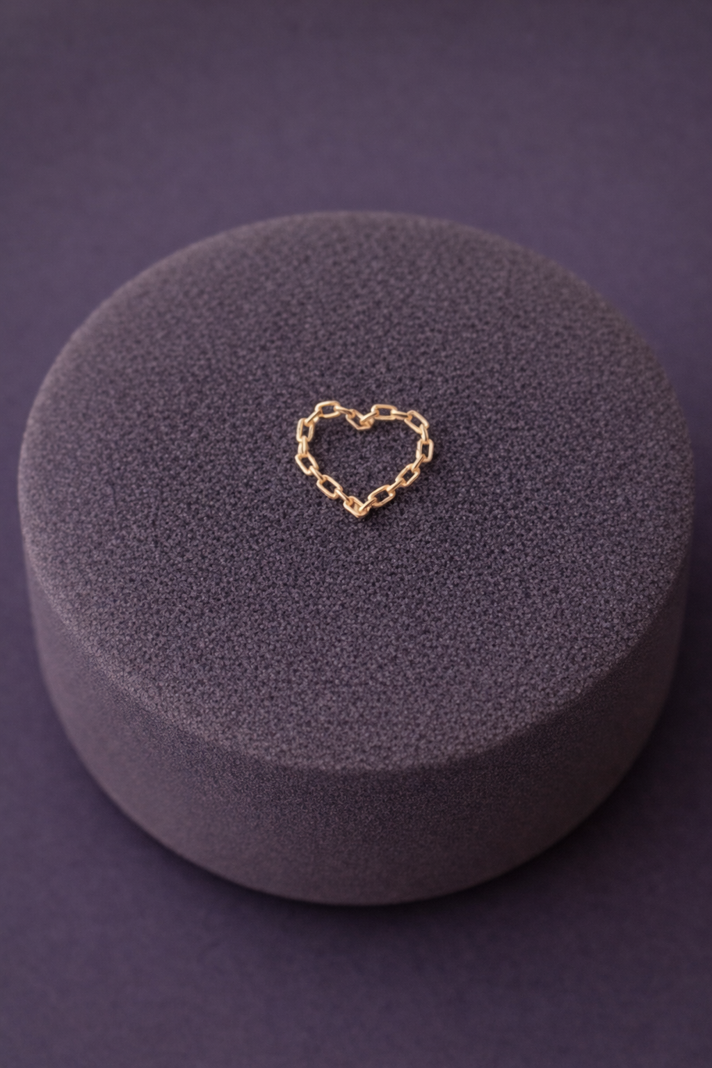 Corazón de Cadena Oro Macizo 18K