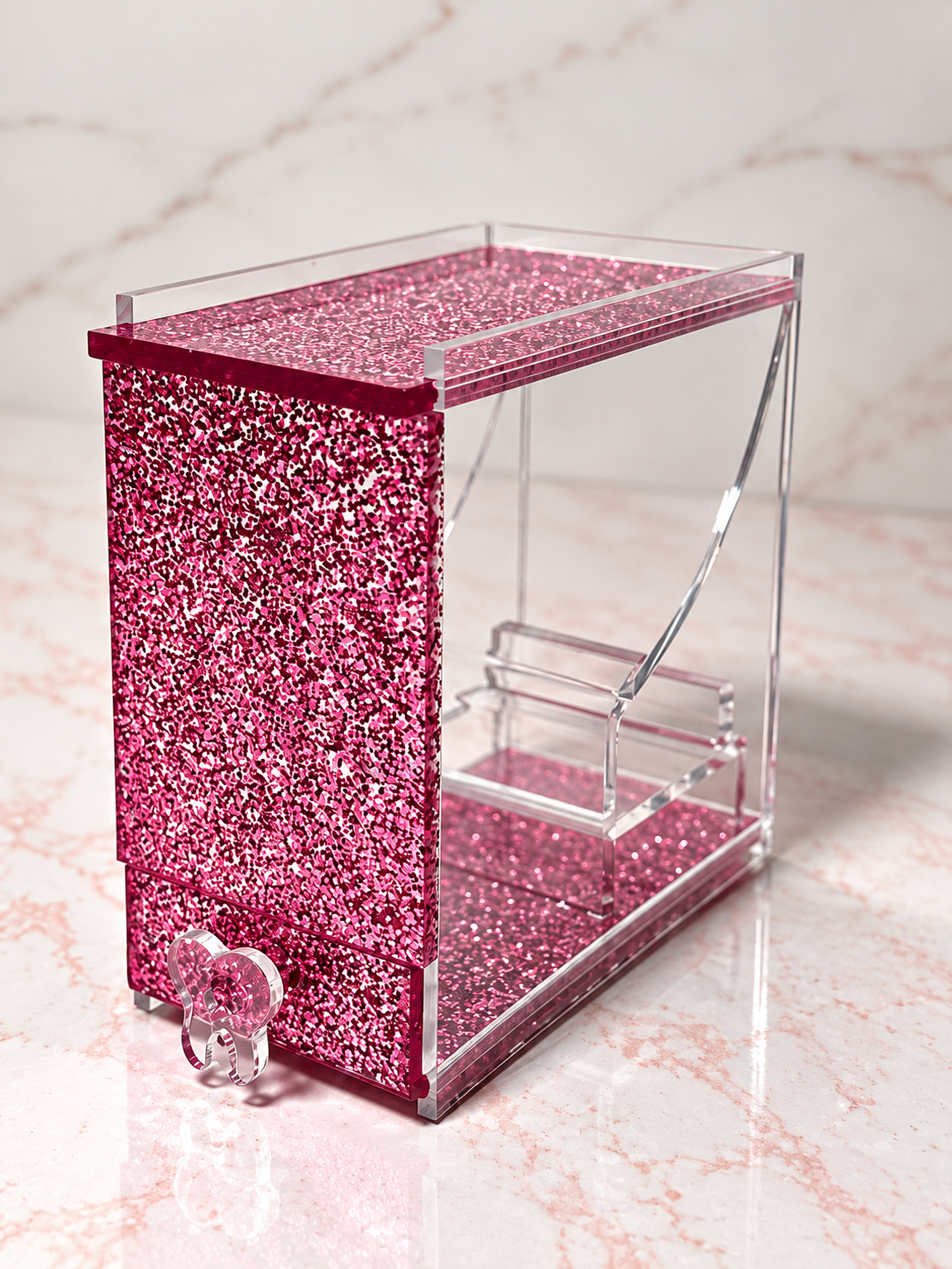 Dispensadores de algodones Glitter