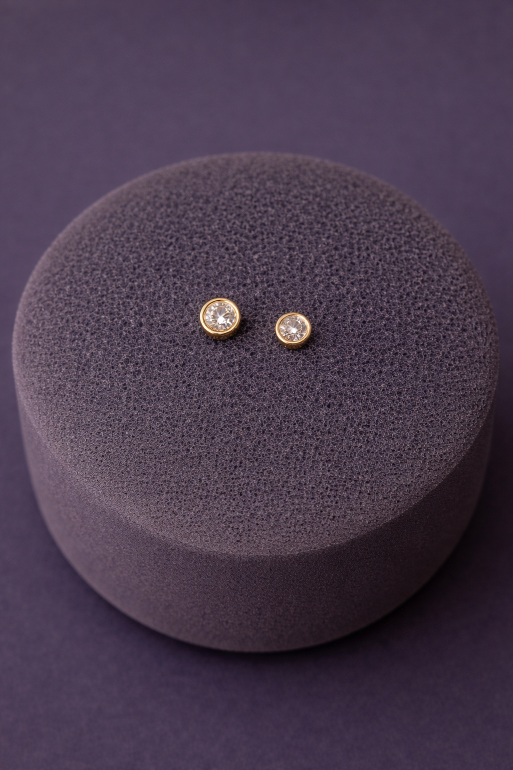 Biseles de Diamantes Oro de 18K