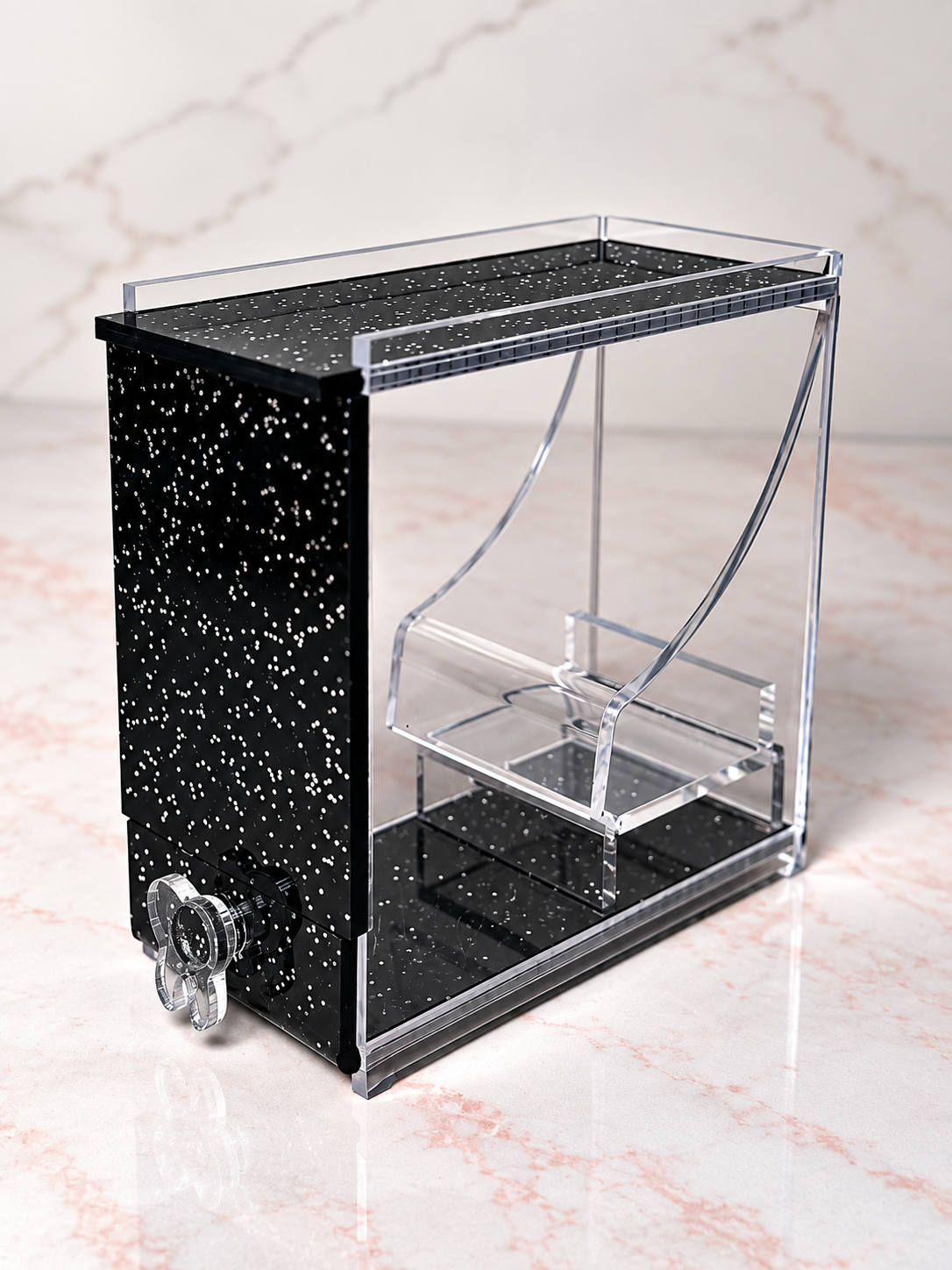 Dispensadores de algodones Glitter