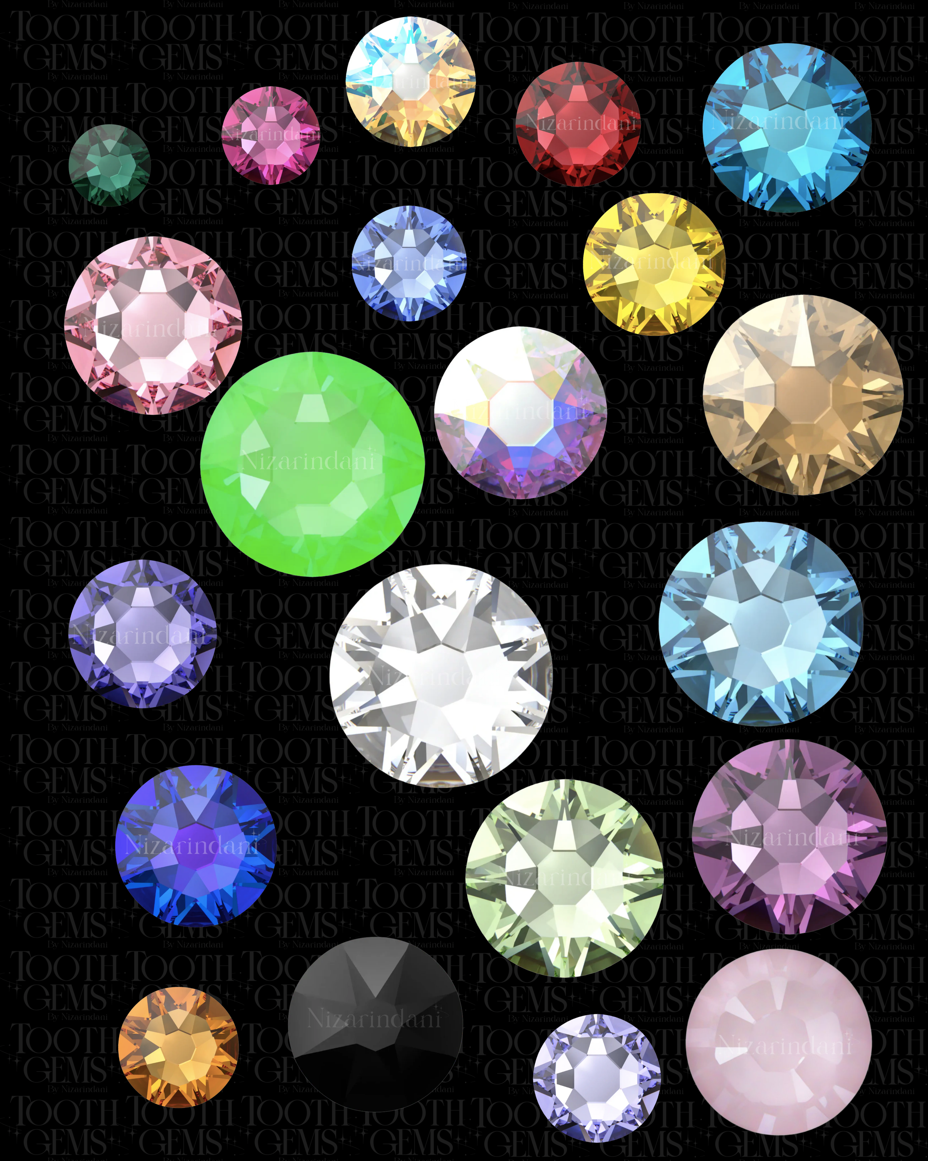 Swarovski Redondos– Arma tu Kit 💎