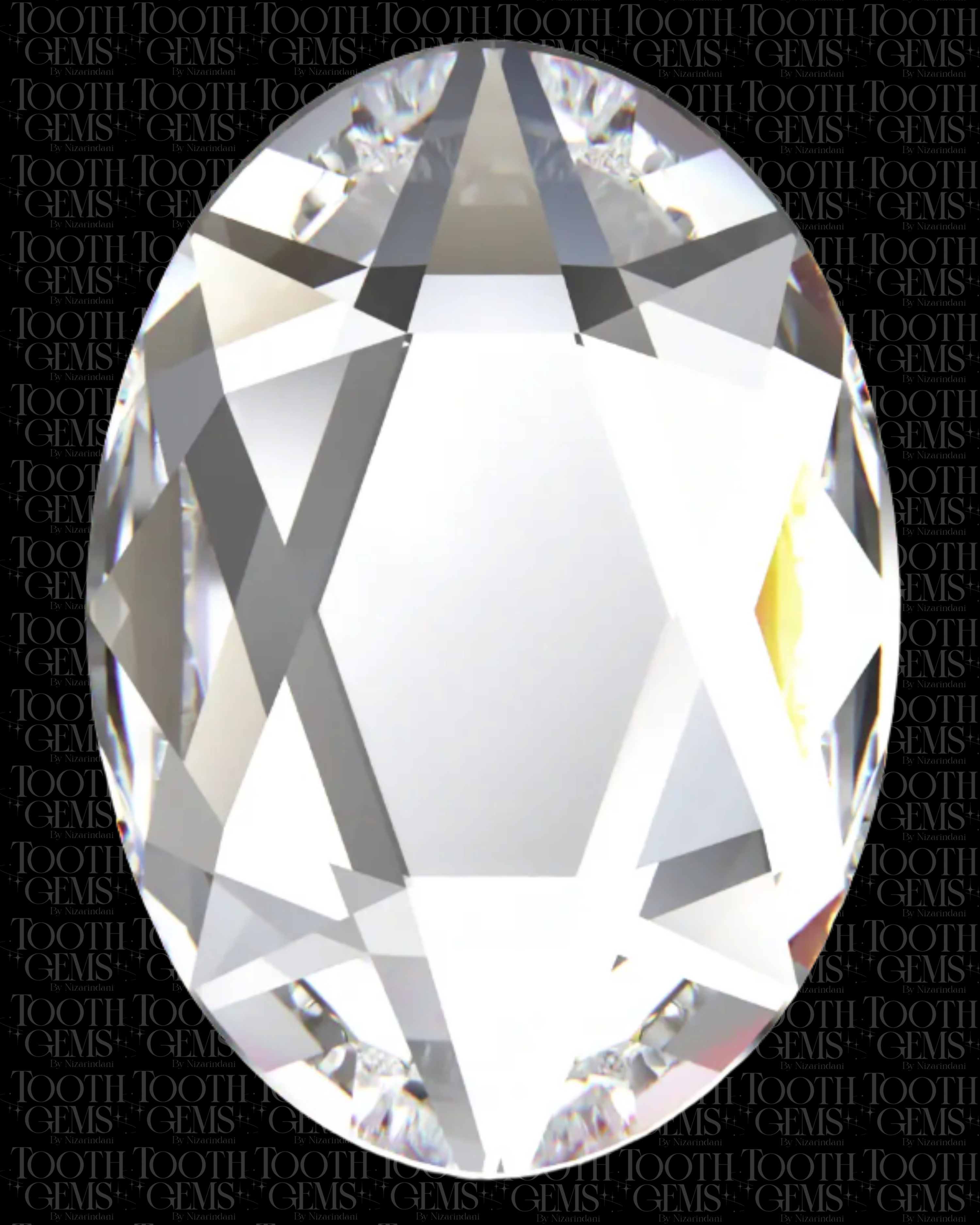 Oval Swarovski (2603)- 10 pzs