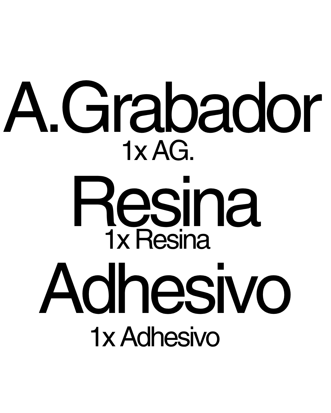 Kit de insumos para colocación de joyería dental
