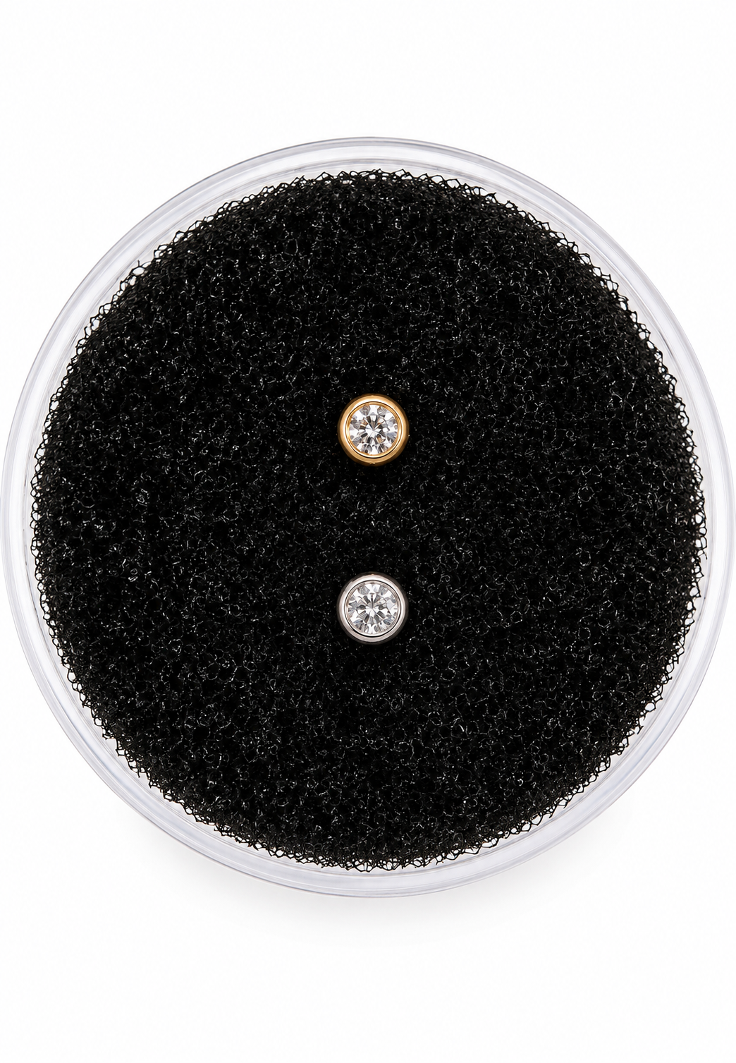 Bisel de Diamantes Oro de 18K