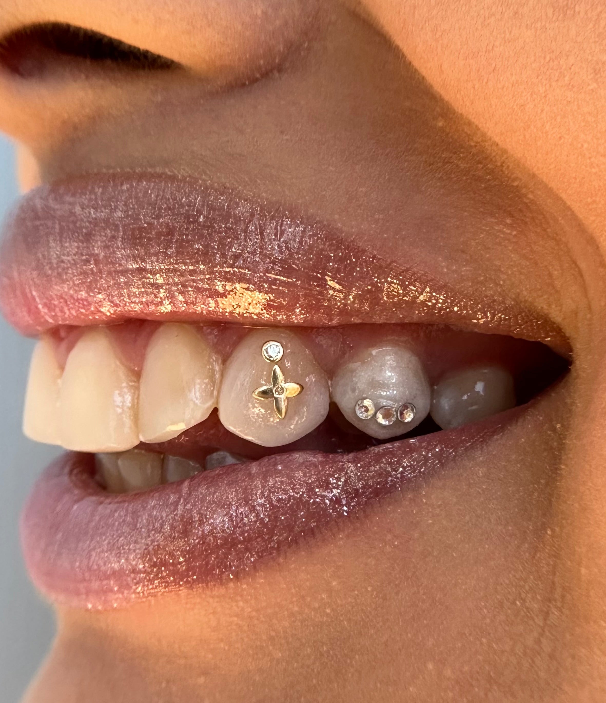 Biseles de Diamantes Oro de 18K