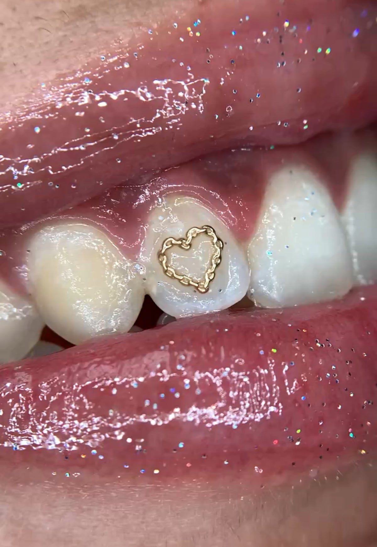 Corazón de Cadena Oro Macizo 18K