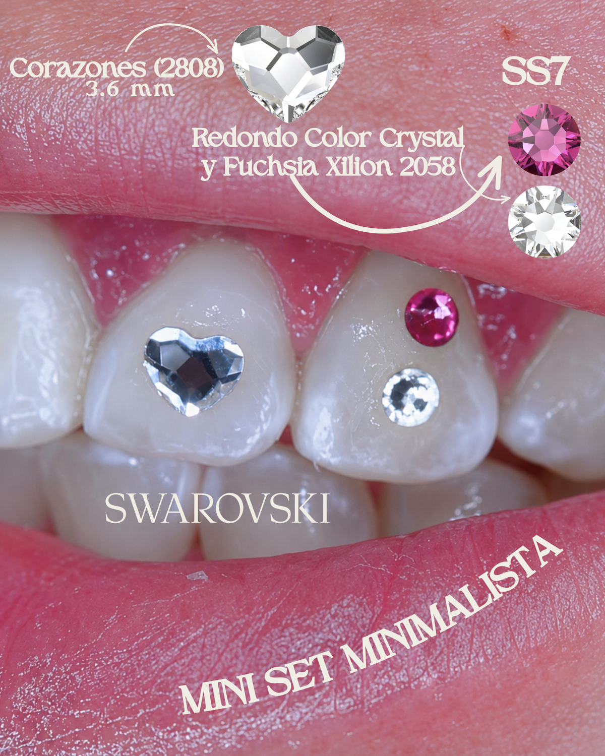 Corazones (2808) Swarovski® | 10 pzs