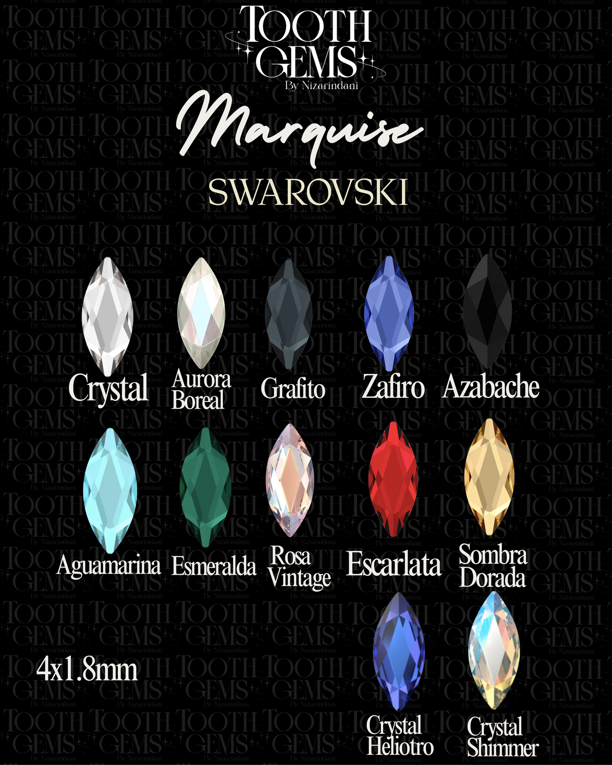 Marquise (2201) Swarovski® | 10 pzs
