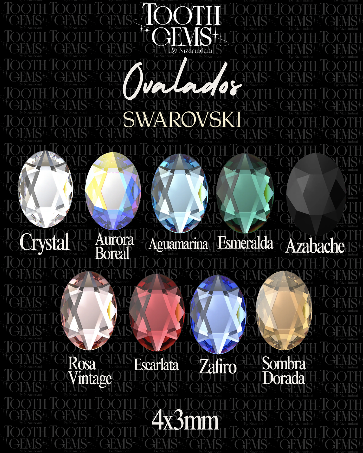 Oval (2603) Swarovski® | 10 pzs
