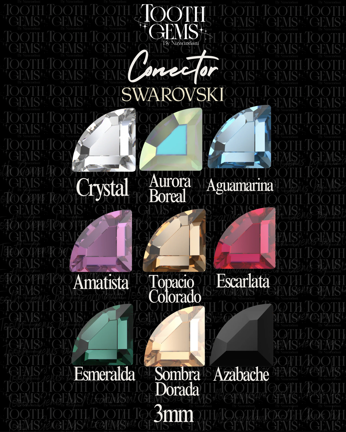 Conector (2715) Swarovski® | 10 pzs