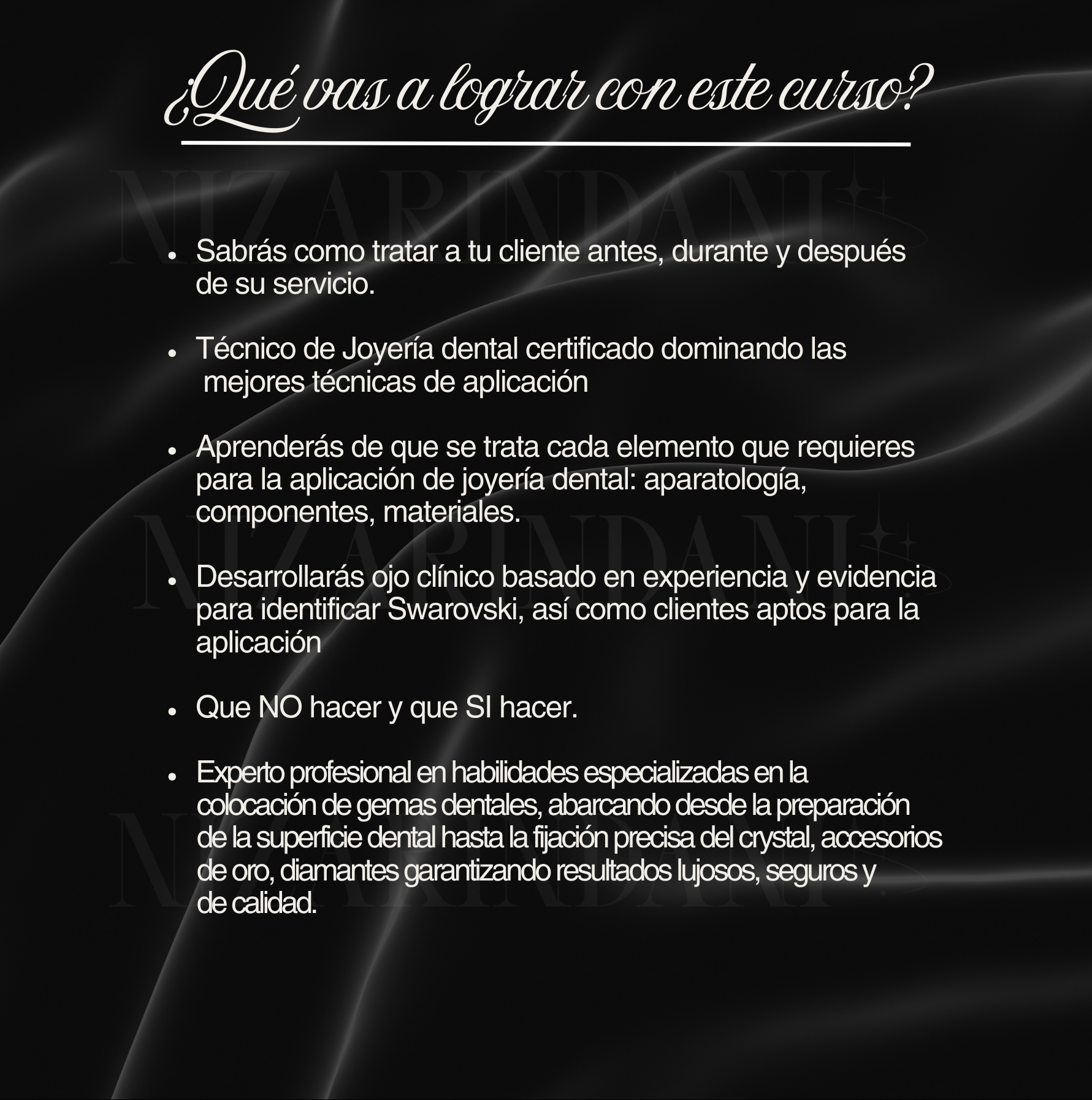 Curso Presencial de Joyería Dental