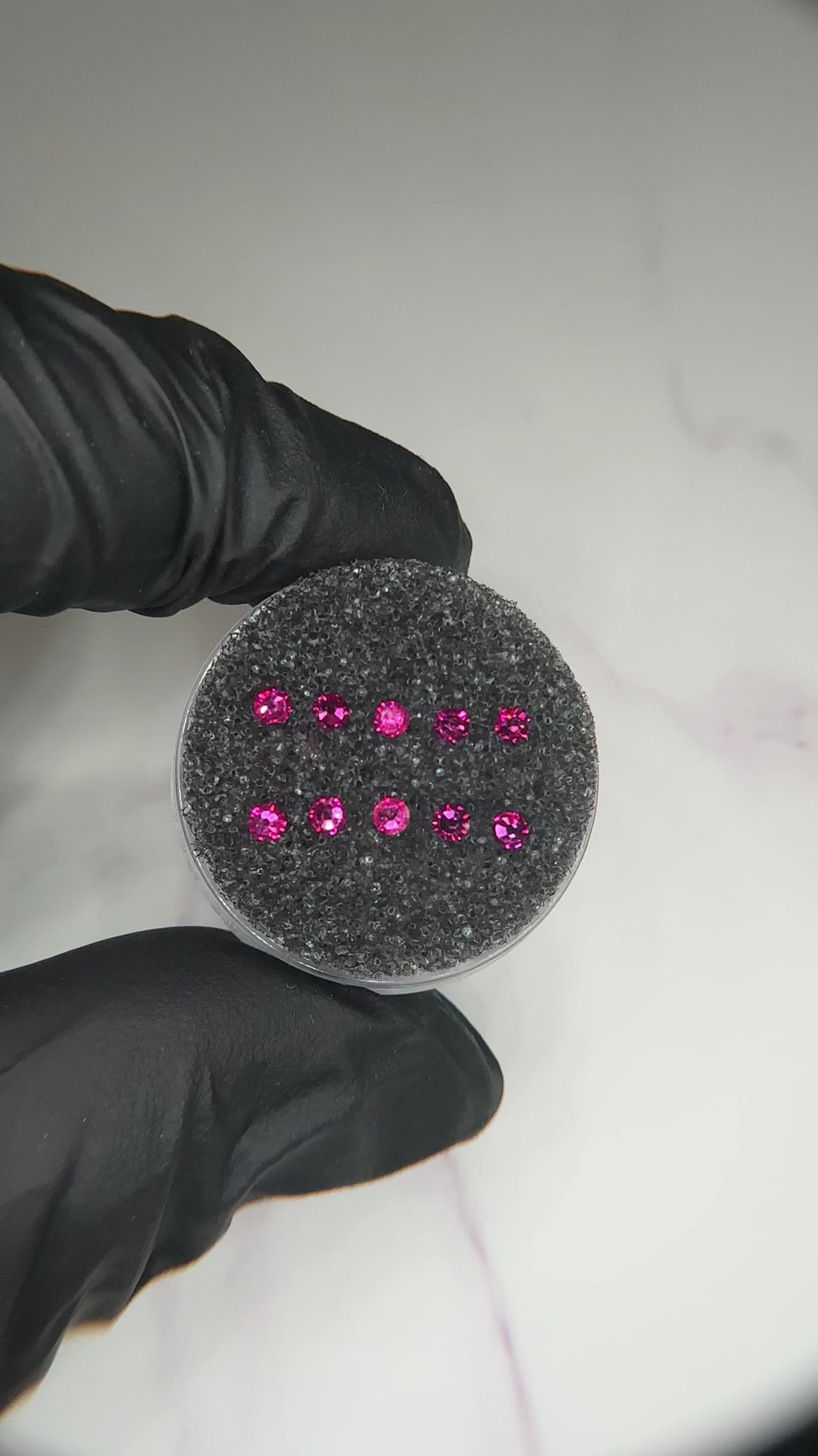 Swarovski redondo Color Fuchsia