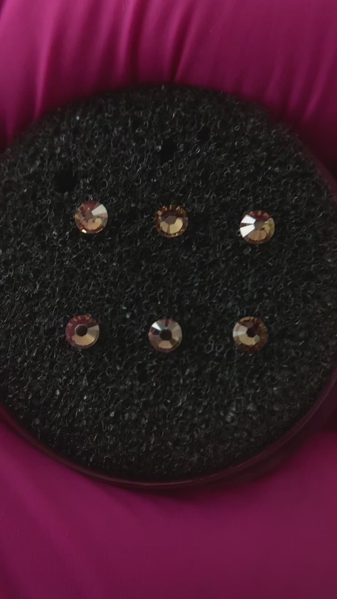 Swarovski Redondo Color Topacio Colorado Claro- 10 pzs