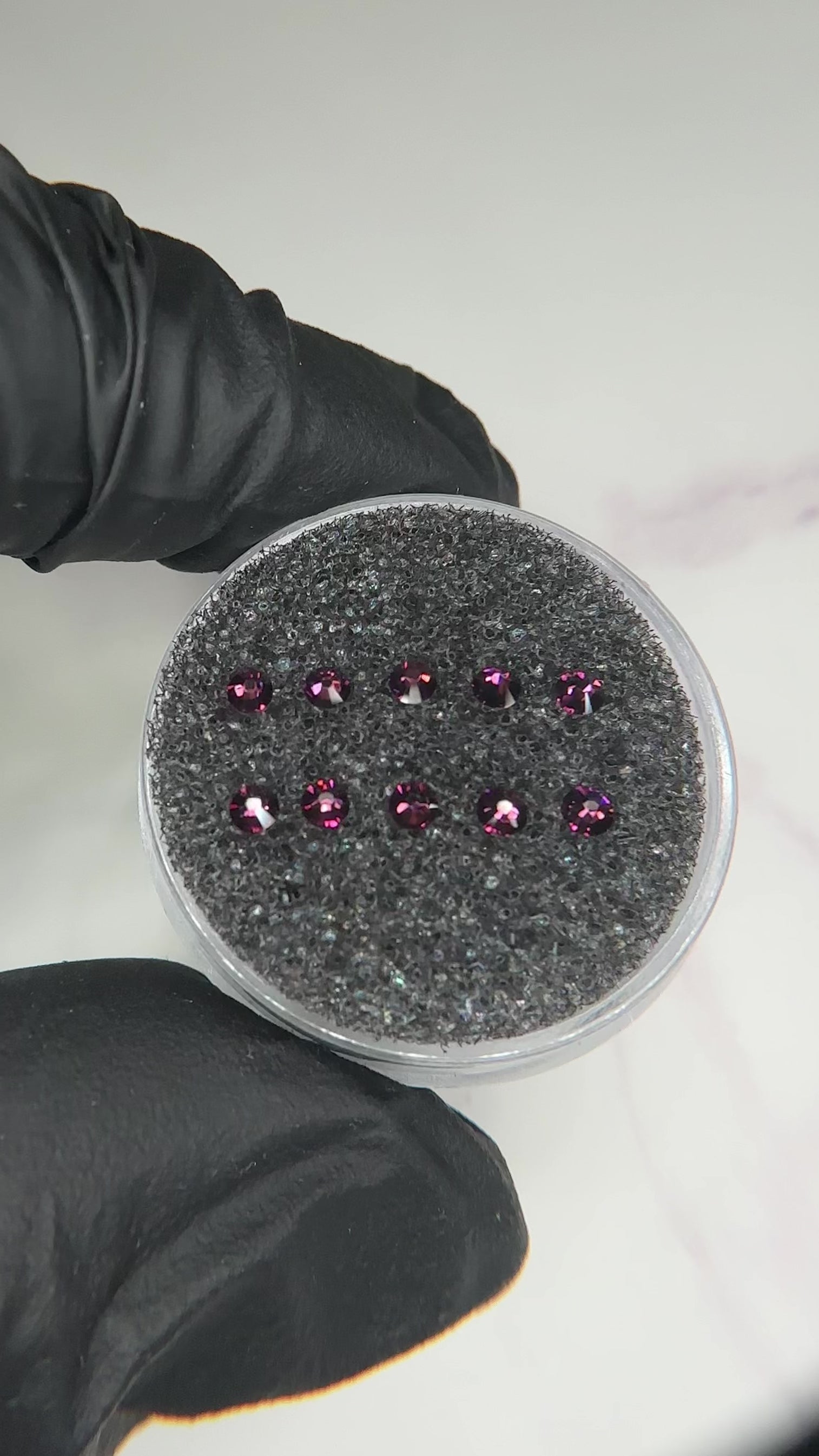 Swarovski redondo Color Amatista