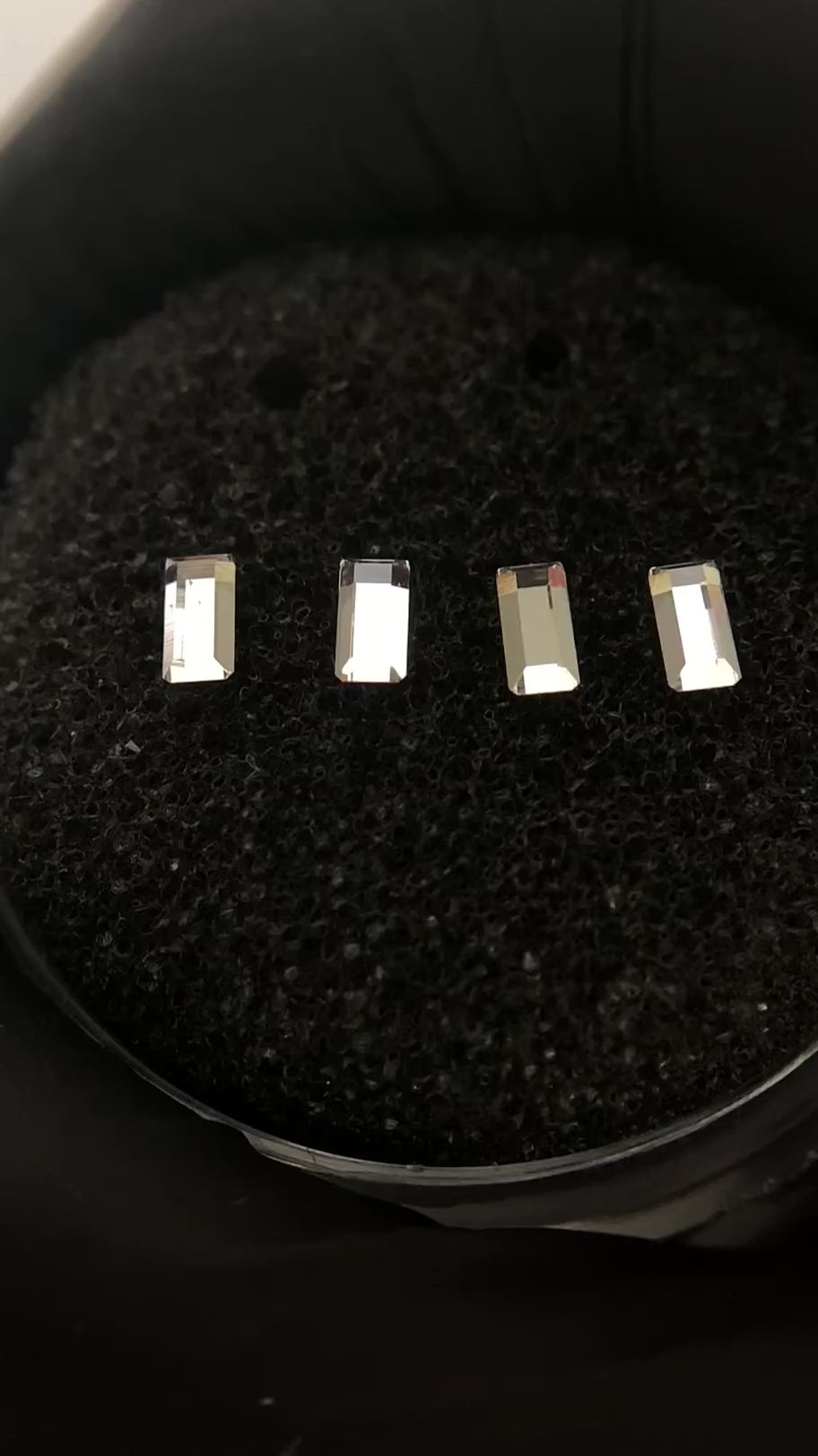 Baguette Swarovski (2510)- 10 pzs