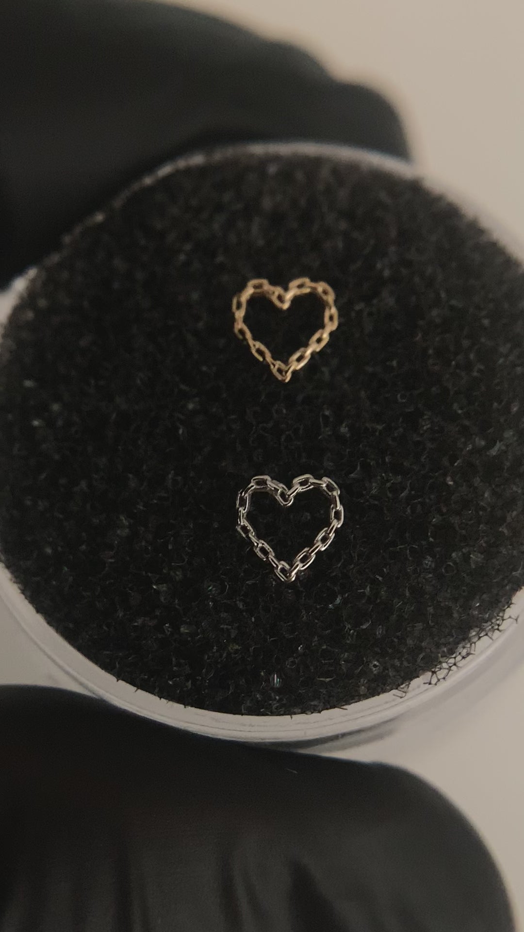 Corazón de Cadena Oro Macizo 18K