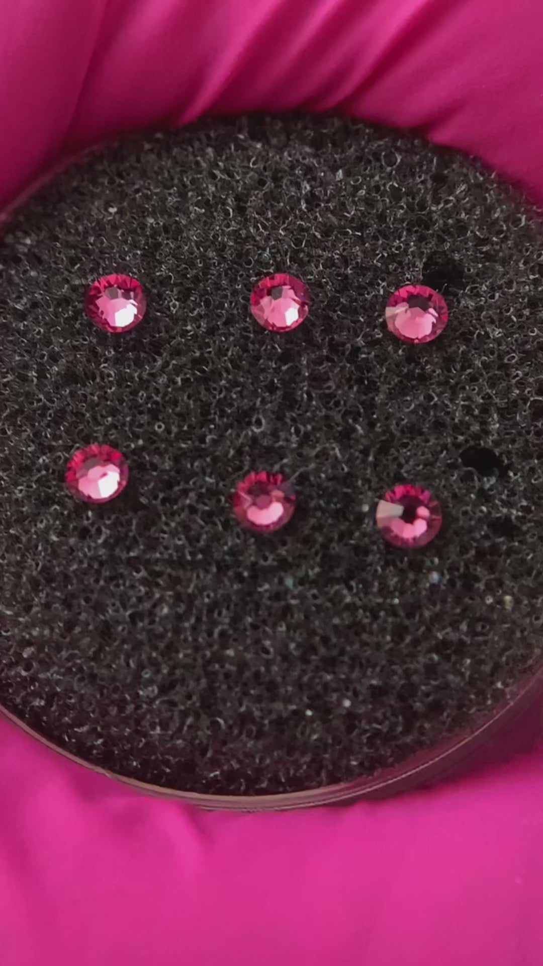 Swarovski Redondo Color Rosa- 10 pzs