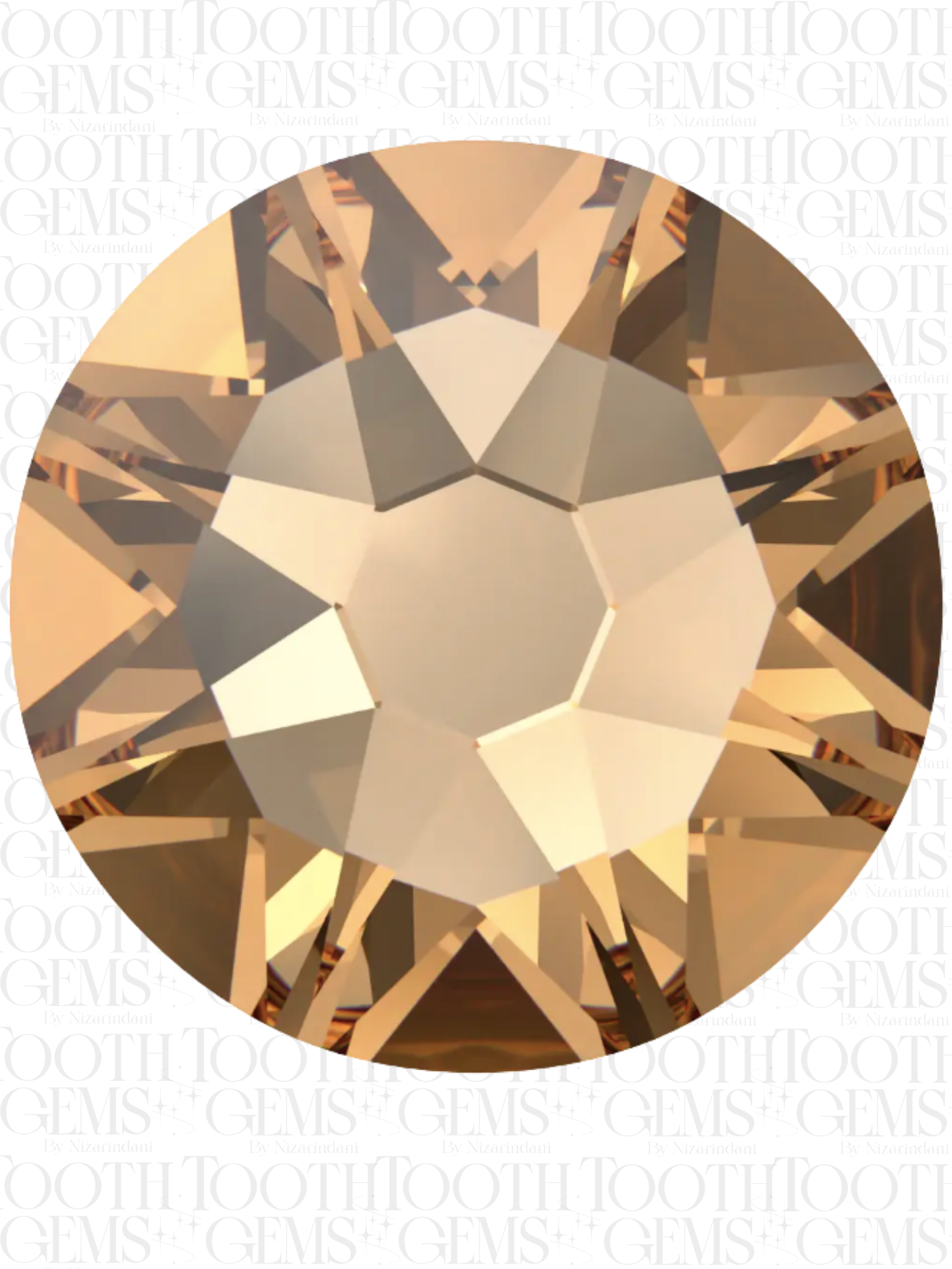 Swarovski Redondo Color Topacio Colorado Claro- 10 pzs